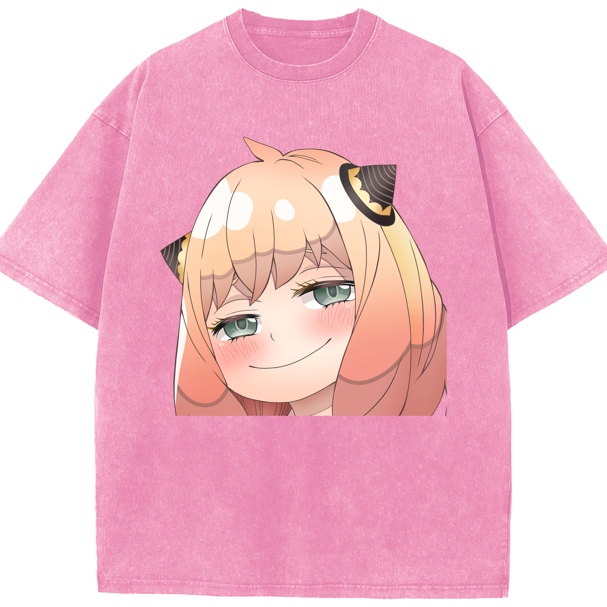 （画像用） SPY×FAMILY间谍家家酒 綿100% ヴィンテージ風 半袖Tシャツ（フロントプリント）